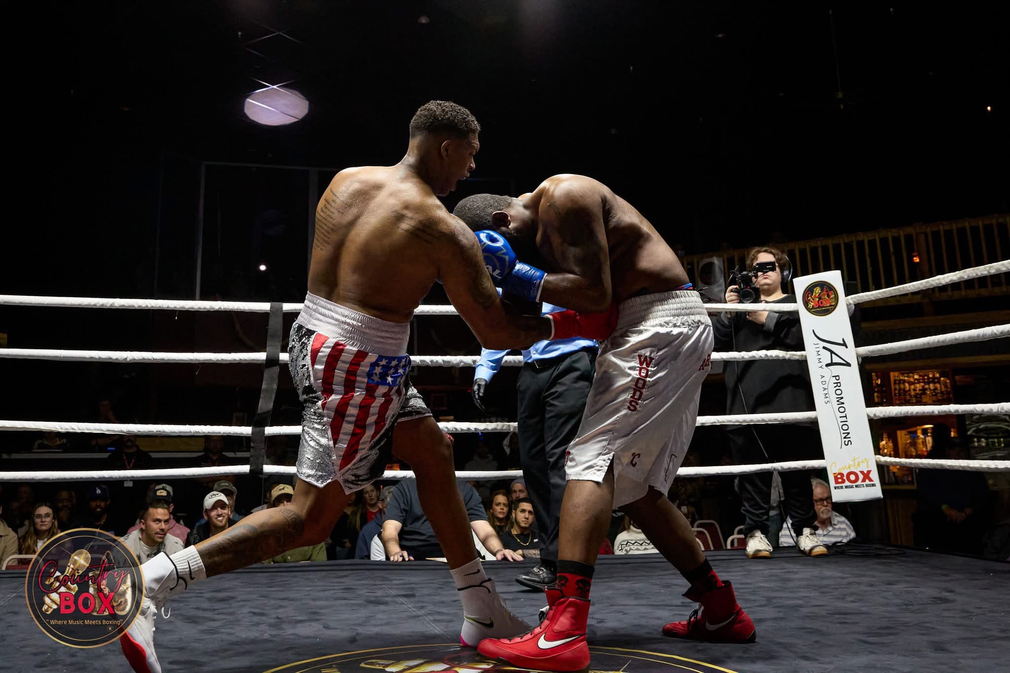 Pro boxing fight at Country Box, hosted by Music City Boxing in Nashville